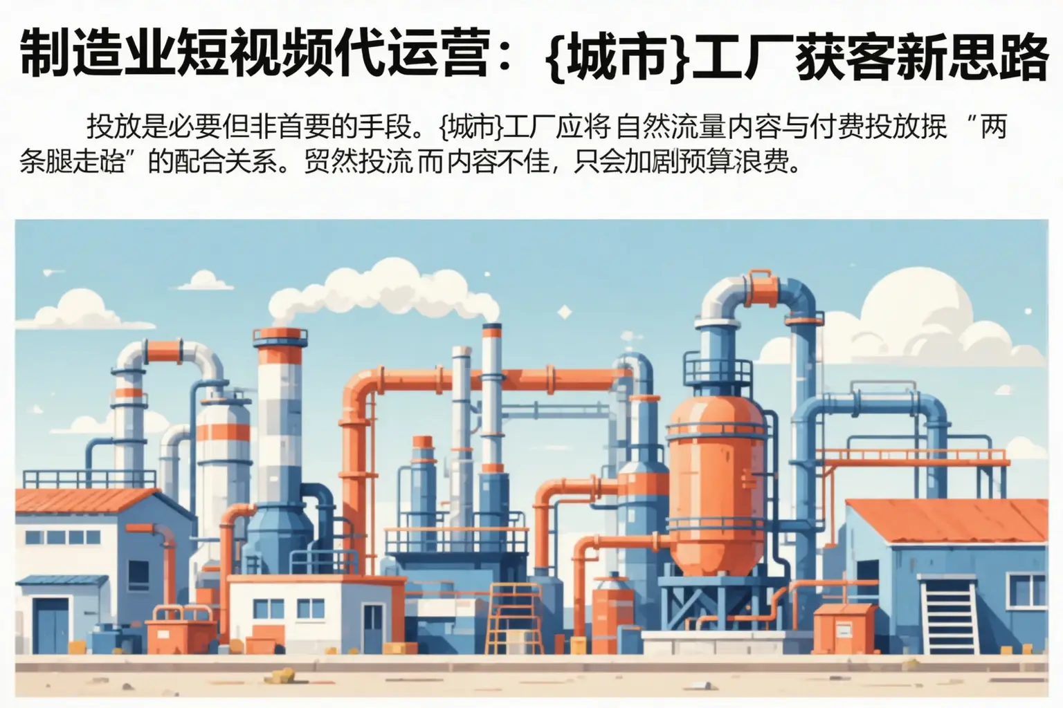 制造业短视频代运营：来宾工厂获客新思路