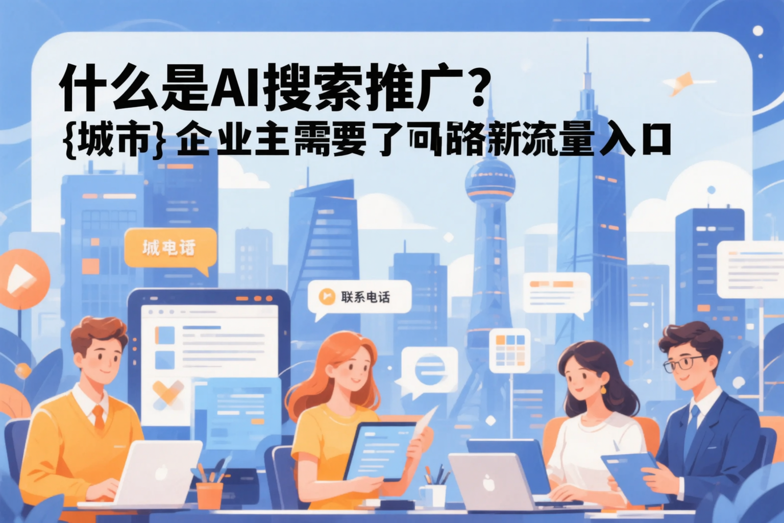 什么是AI搜索推广?来宾企业主需要了解的新流量入口