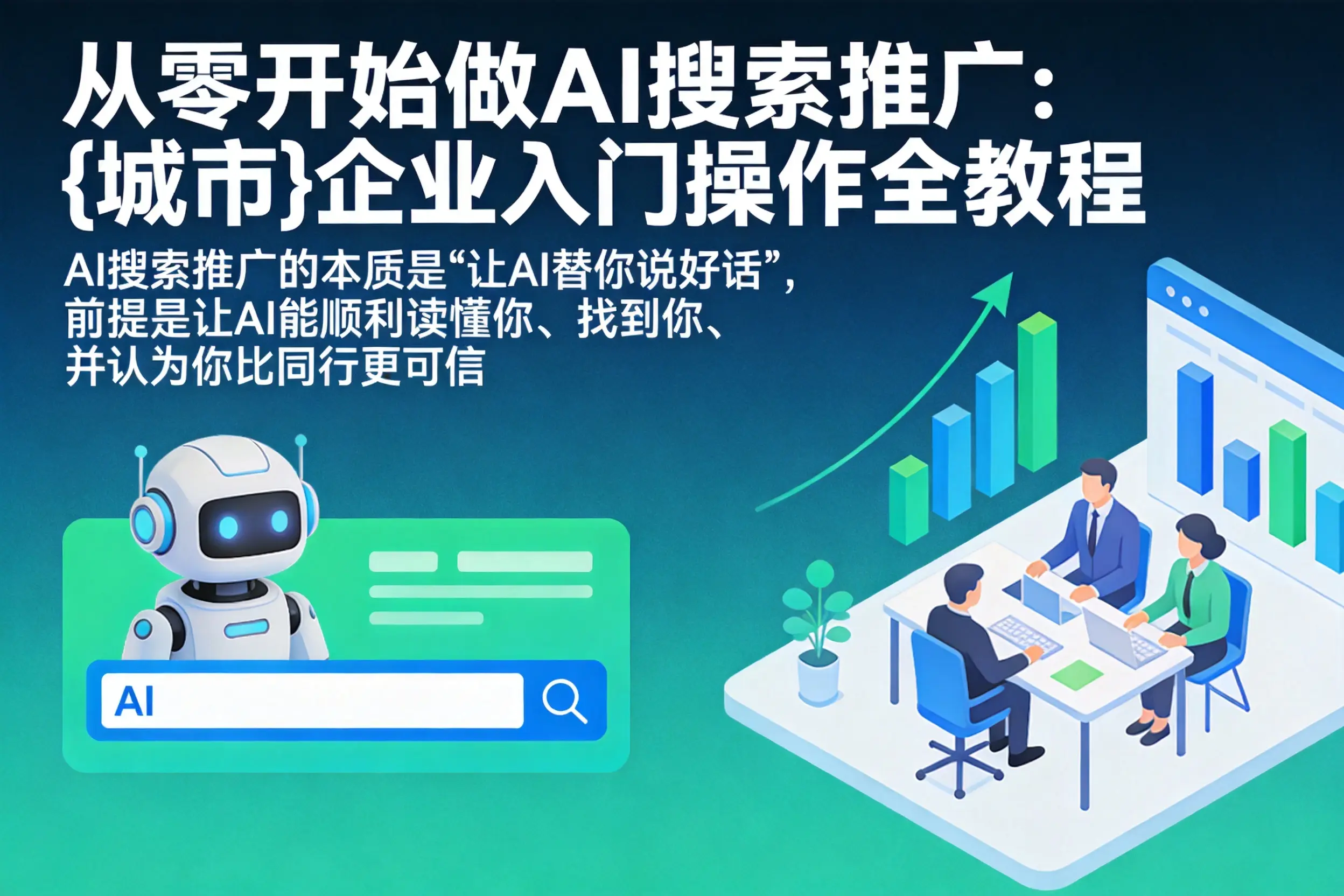 从零开始做AI搜索推广：来宾企业入门操作全教程