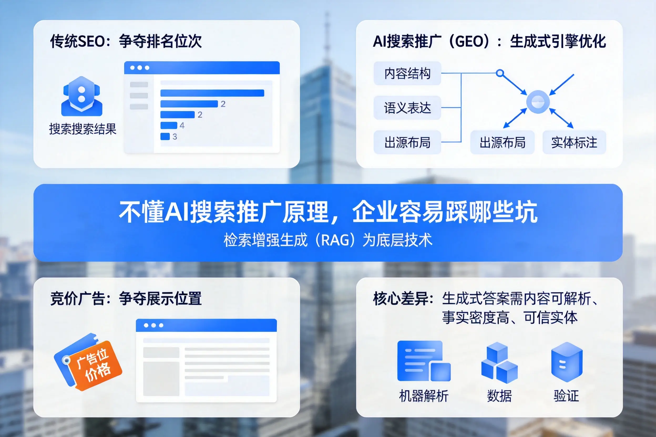 不懂AI搜索推广原理,来宾企业容易踩哪些坑