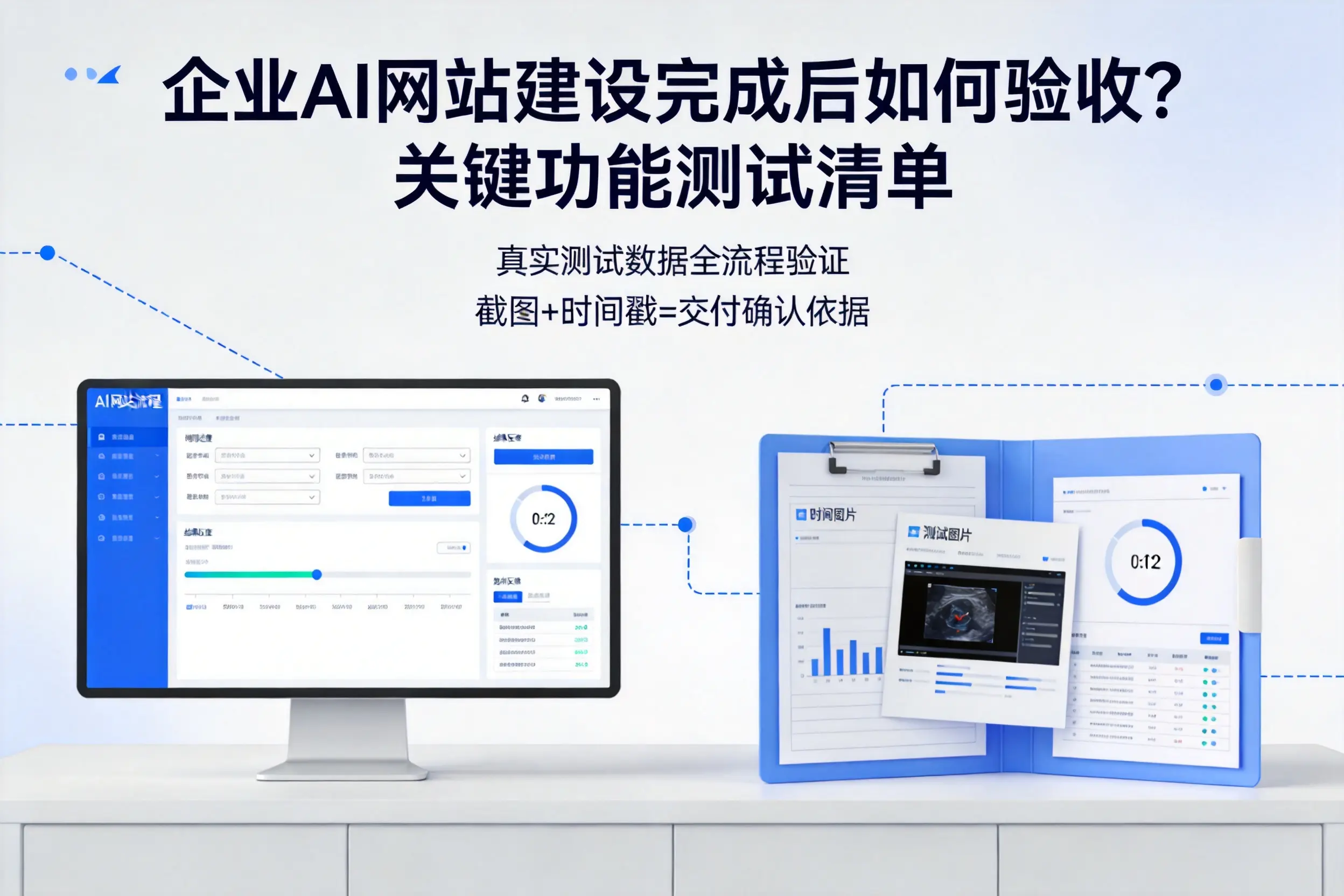 来宾企业AI网站建设完成后如何验收？关键功能测试清单
